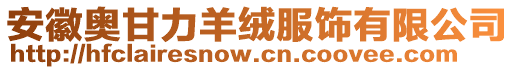 安徽奧甘力羊絨服飾有限公司