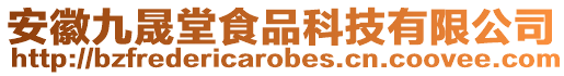 安徽九晟堂食品科技有限公司