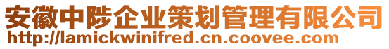 安徽中陟企業(yè)策劃管理有限公司