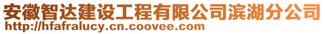 安徽智達建設工程有限公司濱湖分公司