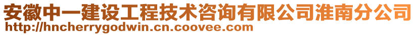 安徽中一建設(shè)工程技術(shù)咨詢(xún)有限公司淮南分公司