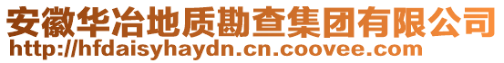 安徽華冶地質(zhì)勘查集團(tuán)有限公司