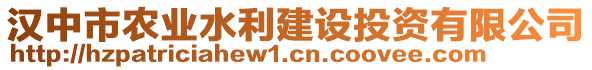 漢中市農(nóng)業(yè)水利建設(shè)投資有限公司