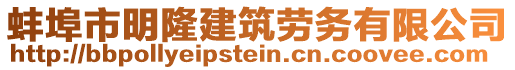 蚌埠市明隆建筑勞務(wù)有限公司