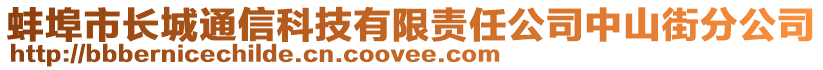 蚌埠市長城通信科技有限責(zé)任公司中山街分公司