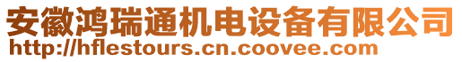 安徽鴻瑞通機電設備有限公司