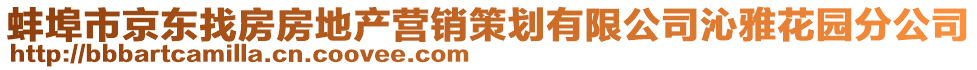 蚌埠市京東找房房地產(chǎn)營(yíng)銷(xiāo)策劃有限公司沁雅花園分公司