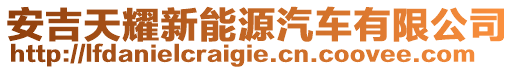 安吉天耀新能源汽車有限公司
