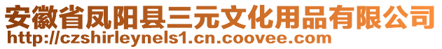 安徽省鳳陽縣三元文化用品有限公司