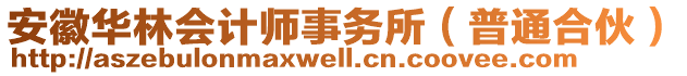 安徽華林會計師事務所（普通合伙）