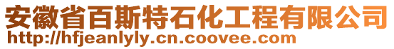 安徽省百斯特石化工程有限公司