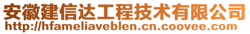 安徽建信達工程技術有限公司