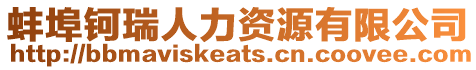 蚌埠鈳瑞人力資源有限公司