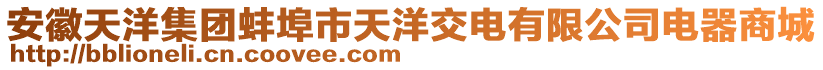 安徽天洋集團(tuán)蚌埠市天洋交電有限公司電器商城