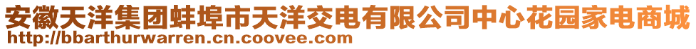 安徽天洋集團(tuán)蚌埠市天洋交電有限公司中心花園家電商城