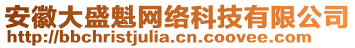 安徽大盛魁網(wǎng)絡(luò)科技有限公司