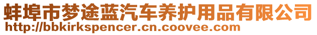 蚌埠市夢途藍汽車養護用品有限公司