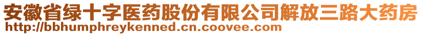 安徽省綠十字醫藥股份有限公司解放三路大藥房