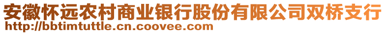 安徽懷遠農(nóng)村商業(yè)銀行股份有限公司雙橋支行