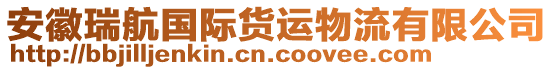 安徽瑞航國際貨運物流有限公司