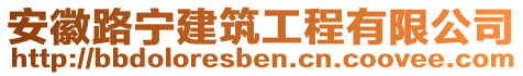 安徽路寧建筑工程有限公司