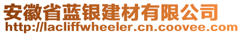 安徽省藍(lán)銀建材有限公司