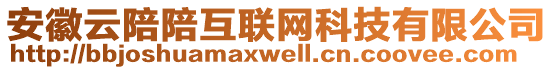 安徽云陪陪互聯(lián)網(wǎng)科技有限公司