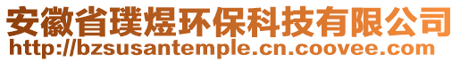 安徽省璞煜環保科技有限公司