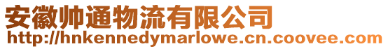 安徽帥通物流有限公司