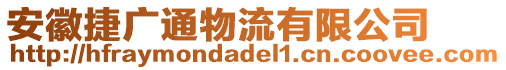 安徽捷廣通物流有限公司