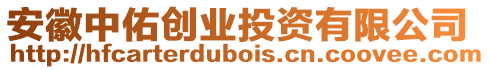 安徽中佑創業投資有限公司