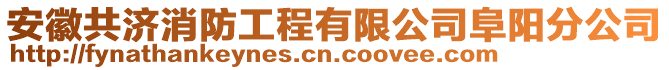 安徽共濟(jì)消防工程有限公司阜陽(yáng)分公司