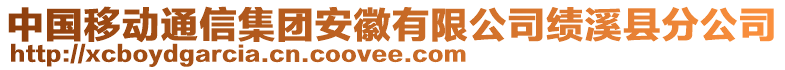 中國移動通信集團安徽有限公司績溪縣分公司