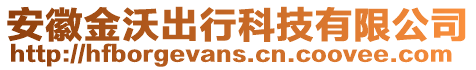 安徽金沃出行科技有限公司