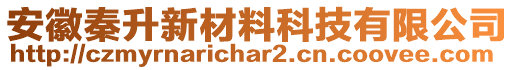 安徽秦升新材料科技有限公司