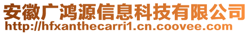 安徽廣鴻源信息科技有限公司