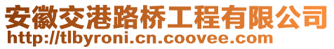 安徽交港路橋工程有限公司