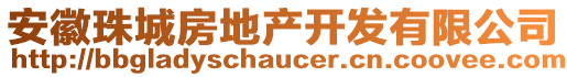 安徽珠城房地產(chǎn)開發(fā)有限公司