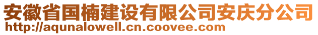 安徽省國楠建設(shè)有限公司安慶分公司