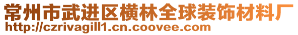 常州市武進(jìn)區(qū)橫林全球裝飾材料廠