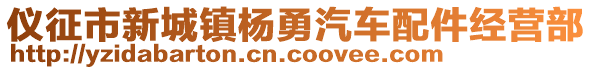 仪征市新城镇杨勇汽车配件经营部