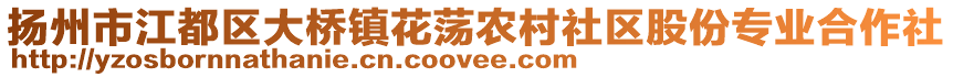 揚(yáng)州市江都區(qū)大橋鎮(zhèn)花蕩農(nóng)村社區(qū)股份專業(yè)合作社