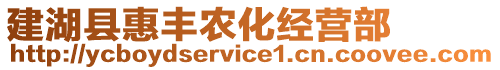 建湖縣惠豐農(nóng)化經(jīng)營部