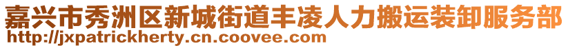 嘉興市秀洲區(qū)新城街道豐凌人力搬運(yùn)裝卸服務(wù)部