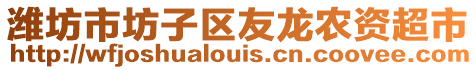 濰坊市坊子區(qū)友龍農(nóng)資超市