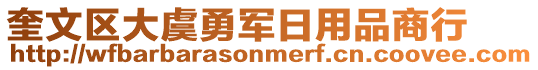 奎文區(qū)大虞勇軍日用品商行