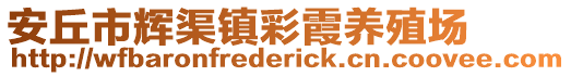 安丘市輝渠鎮(zhèn)彩霞養(yǎng)殖場