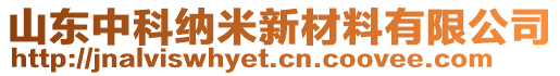 山东中科纳米新材料有限公司