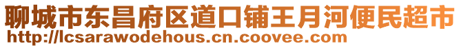 聊城市東昌府區(qū)道口鋪王月河便民超市