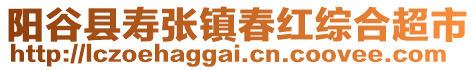 陽谷縣壽張鎮(zhèn)春紅綜合超市